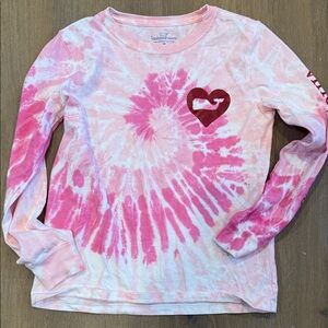Vineyard Vines Pink Tie-Dye Long Sleeve Shirt